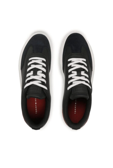 Tommy Hilfiger Сникърси Corporate Seasonal Cup Leather FM0FM04491 Тъмносин - Mera.bg