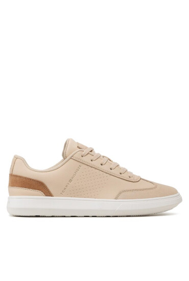 Tommy Hilfiger Сникърси Corporate Seasonal Cup Leather FM0FM04491 Бежов - Mera.bg