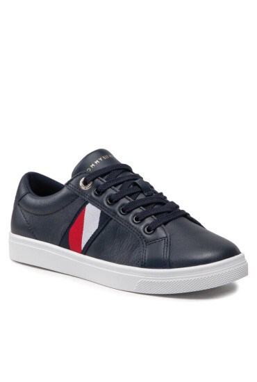 Tommy Hilfiger Сникърси Corporate Tommy Cupsole FW0FW06605 Тъмносин - Mera.bg
