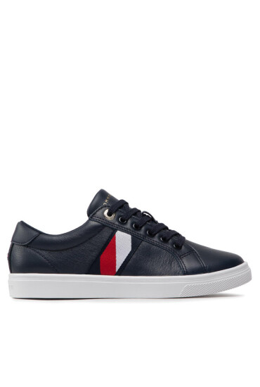 Tommy Hilfiger Сникърси Corporate Tommy Cupsole FW0FW06605 Тъмносин - Mera.bg