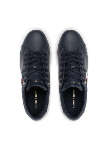 Tommy Hilfiger Сникърси Corporate Tommy Cupsole FW0FW06605 Тъмносин - Mera.bg