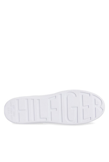 Tommy Hilfiger Сникърси Court Cupsole Leather Gold FM0FM04829 White YBS - Mera.bg