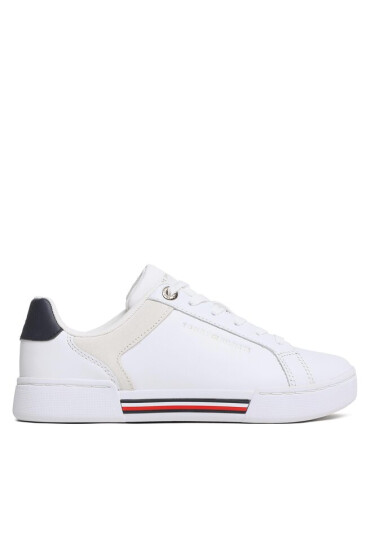 Tommy Hilfiger Сникърси Court Sneaker Global FW0FW07118 White/Rwb 0K9 - Mera.bg