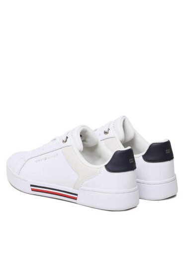 Tommy Hilfiger Сникърси Court Sneaker Global FW0FW07118 White/Rwb 0K9 - Mera.bg