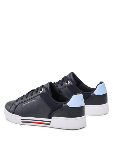 Tommy Hilfiger Сникърси Court Sneaker Global Stripes FW0FW07118 Space Blue DW6 - Mera.bg