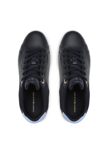 Tommy Hilfiger Сникърси Court Sneaker Global Stripes FW0FW07118 Space Blue DW6 - Mera.bg