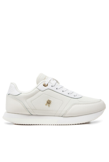 Tommy Hilfiger Сникърси Elevated Essent Runner Monogram FW0FW08285 Бял - Mera.bg