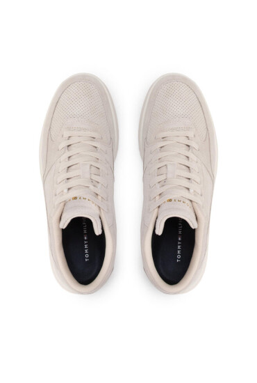 Tommy Hilfiger Сникърси Elevated Mid Cup Suede FM0FM04134 Бежов - Mera.bg
