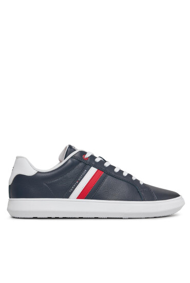 Tommy Hilfiger Сникърси Essential Leather Cupsole FM0FM04921 Син - Mera.bg