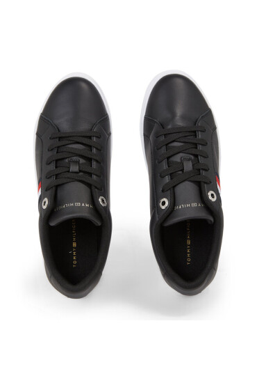 Tommy Hilfiger Сникърси Essential Stripes Court Sneaker FW0FW07449 Black BDS - Mera.bg
