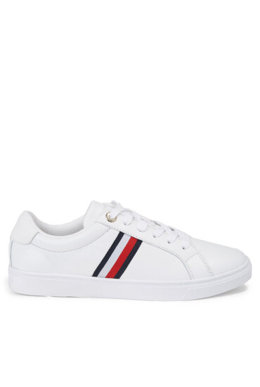 Tommy Hilfiger Сникърси Essential Stripes Court Sneaker FW0FW07449 White YBS - Mera.bg