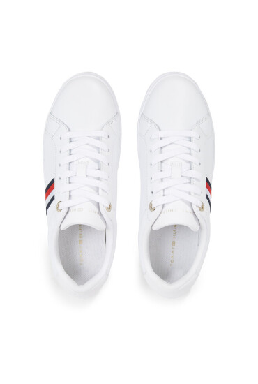 Tommy Hilfiger Сникърси Essential Stripes Court Sneaker FW0FW07449 White YBS - Mera.bg