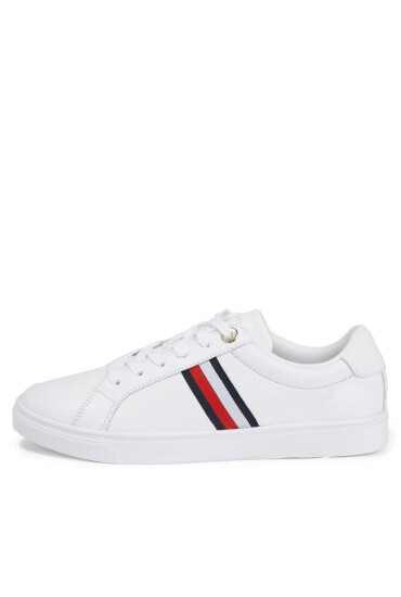 Tommy Hilfiger Сникърси Essential Stripes Court Sneaker FW0FW07449 White YBS - Mera.bg