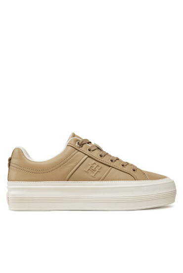 Tommy Hilfiger Сникърси Essential Vulc Sneaker Monogram FW0FW07945 Бежов - Mera.bg