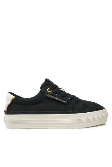 Tommy Hilfiger Сникърси Essential Vulc Textile Sneaker FW0FW08323 Черен - Mera.bg