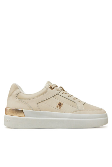Tommy Hilfiger Сникърси Feminine Court Sneaker FW0FW08126 Бежов - Mera.bg