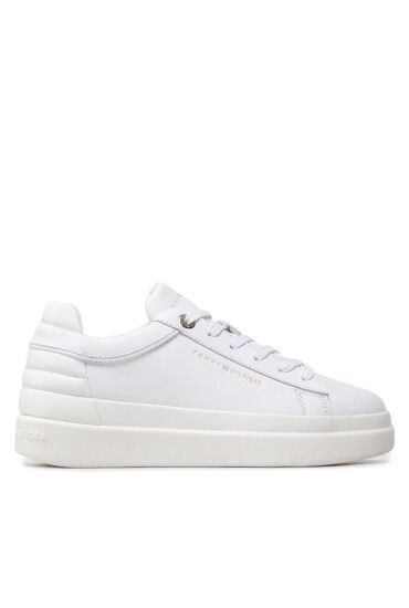 Tommy Hilfiger Сникърси Feminine Elevated Sneaker FW0FW06511 White/Gold 0K6 - Mera.bg