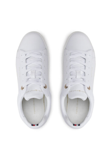 Tommy Hilfiger Сникърси Feminine Elevated Sneaker FW0FW06511 White/Gold 0K6 - Mera.bg