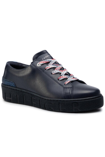 Tommy Hilfiger Сникърси Glitter Detail Dress Sneaker FW0FW04143 Midnight 403 - Mera.bg