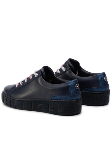 Tommy Hilfiger Сникърси Glitter Detail Dress Sneaker FW0FW04143 Midnight 403 - Mera.bg