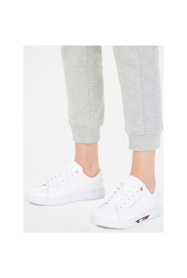Tommy Hilfiger Сникърси Global Stripes Court Sneaker FW0FW07559 White YBS - Mera.bg