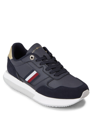 Tommy Hilfiger Сникърси Global Stripes Lifestyle Runner FW0FW07584 Space Blue DW6 - Mera.bg
