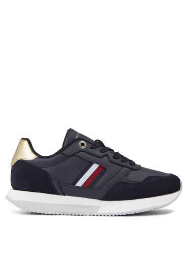 Tommy Hilfiger Сникърси Global Stripes Lifestyle Runner FW0FW07584 Space Blue DW6 - Mera.bg