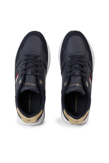 Tommy Hilfiger Сникърси Global Stripes Lifestyle Runner FW0FW07584 Space Blue DW6 - Mera.bg