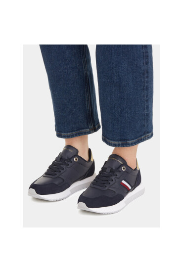 Tommy Hilfiger Сникърси Global Stripes Lifestyle Runner FW0FW07584 Space Blue DW6 - Mera.bg