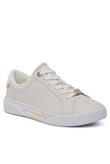 Tommy Hilfiger Сникърси Golden Hw Court FW0FW07702 Екрю - Mera.bg