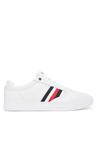 Tommy Hilfiger Сникърси Icon Court Stripes FM0FM05628 Бял - Mera.bg