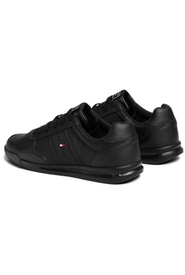 Tommy Hilfiger Сникърси Lightweight Leather Sneaker Flag FM0FM02740 Black BDS - Mera.bg