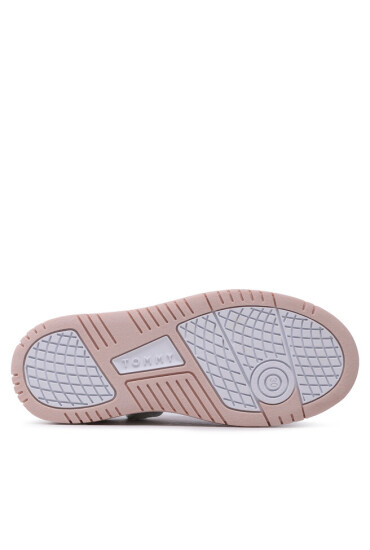 Tommy Hilfiger Сникърси Logo Low Cut Lace-Up Sneaker T3A9-32726-1592 S White/Beige/Sky Blue Y259 - Mera.bg