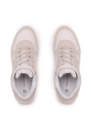 Tommy Hilfiger Сникърси Low Cut Lace-Up Sneaker T3A9-32732-1467 S Beige/Pink A305 - Mera.bg