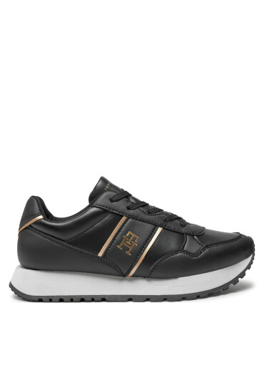 Tommy Hilfiger Сникърси Low Cut Lace-Up Sneaker T3A9-33548-1695 S Черен - Mera.bg