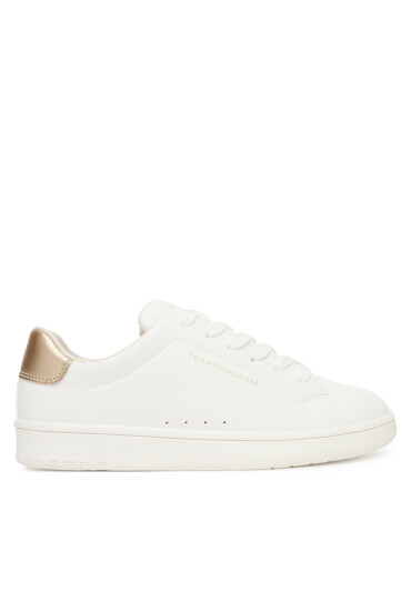 Tommy Hilfiger Сникърси Low Cut Lace Up Sneaker T3A9-33976-1355 S Бял - Mera.bg
