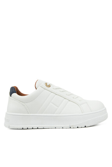 Tommy Hilfiger Сникърси Low Cut Lace-Up Sneaker T3X9-33857-1355 M Бял - Mera.bg