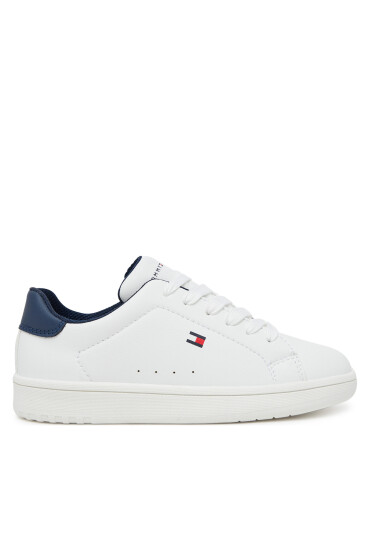 Tommy Hilfiger Сникърси Low Cut Lace-Up T3X9-34073-1355X S Бял - Mera.bg