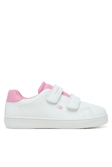 Tommy Hilfiger Сникърси Low Cut Velcro Sneaker T1A9-33965-1355 S Бял - Mera.bg