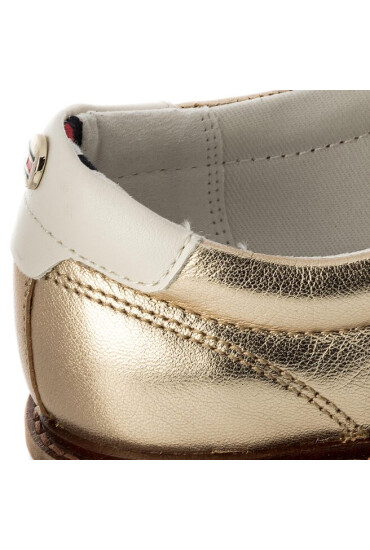 Tommy Hilfiger Сникърси Metallic Hybrid Leather Sneaker FW0FW02501 Mekong 709 - Mera.bg
