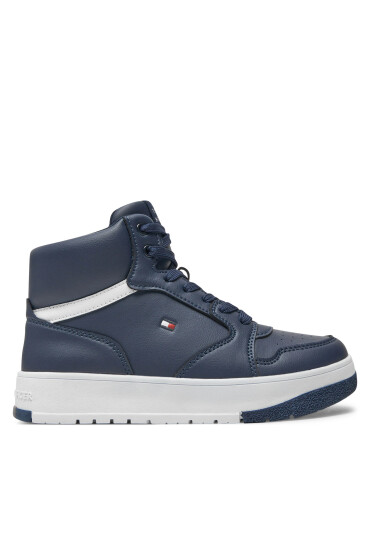 Tommy Hilfiger Сникърси Mid Cutlace-Up Sneaker T3X9-33641-1351 S Тъмносин - Mera.bg