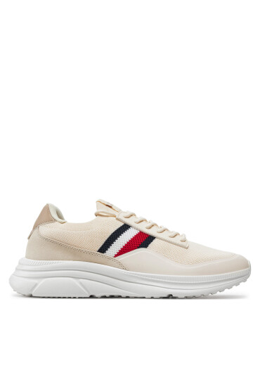 Tommy Hilfiger Сникърси Modern Runner Premium Knit FM0FM05135 Бежов - Mera.bg