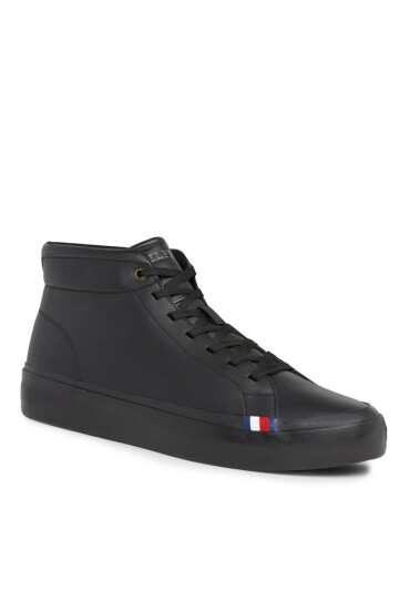 Tommy Hilfiger Сникърси Modern Vulc Lth Hi Wl FM0FM04820 Triple Black 0GQ - Mera.bg