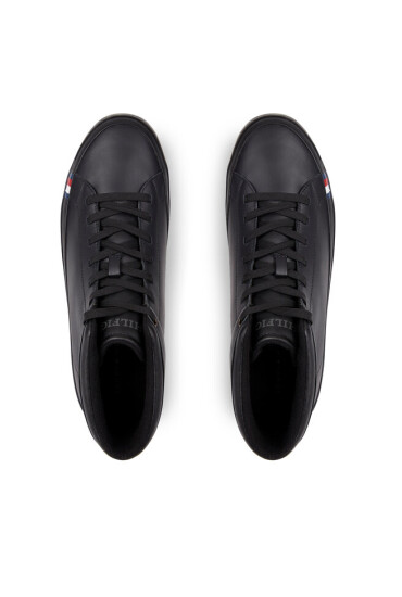 Tommy Hilfiger Сникърси Modern Vulc Lth Hi Wl FM0FM04820 Triple Black 0GQ - Mera.bg