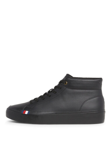 Tommy Hilfiger Сникърси Modern Vulc Lth Hi Wl FM0FM04820 Triple Black 0GQ - Mera.bg