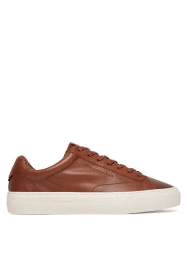 Tommy Hilfiger Сникърси Premium Dress Cupsole Cognac FM0FM05771 Кафяв - Mera.bg