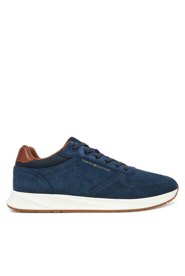 Tommy Hilfiger Сникърси Premium Suede Hybrid FM0FM05690 Тъмносин - Mera.bg