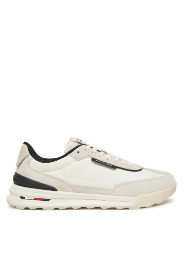 Tommy Hilfiger Сникърси Retro Runner Nylon Mix FM0FM05523 Екрю - Mera.bg