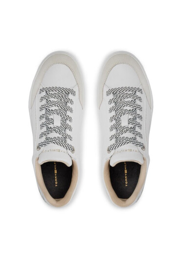 Tommy Hilfiger Сникърси Seasonal Court Sneaker FW0FW07683 Бял - Mera.bg