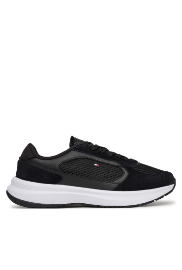 Tommy Hilfiger Сникърси Sporty Runner FW0FW08644 Черен - Mera.bg